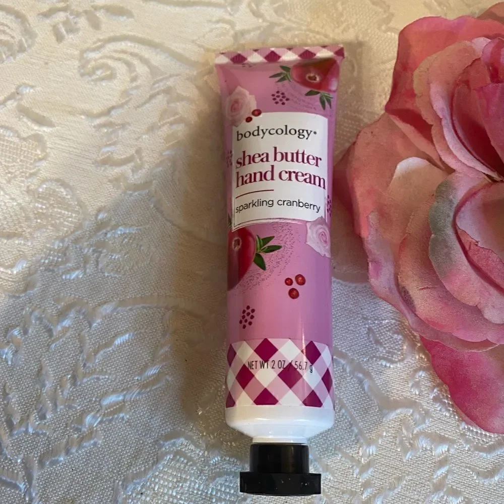 🛍bodycology Shea Butter Hand Cream Sparkling Cranberry Pack of 2 OZ /56.7g